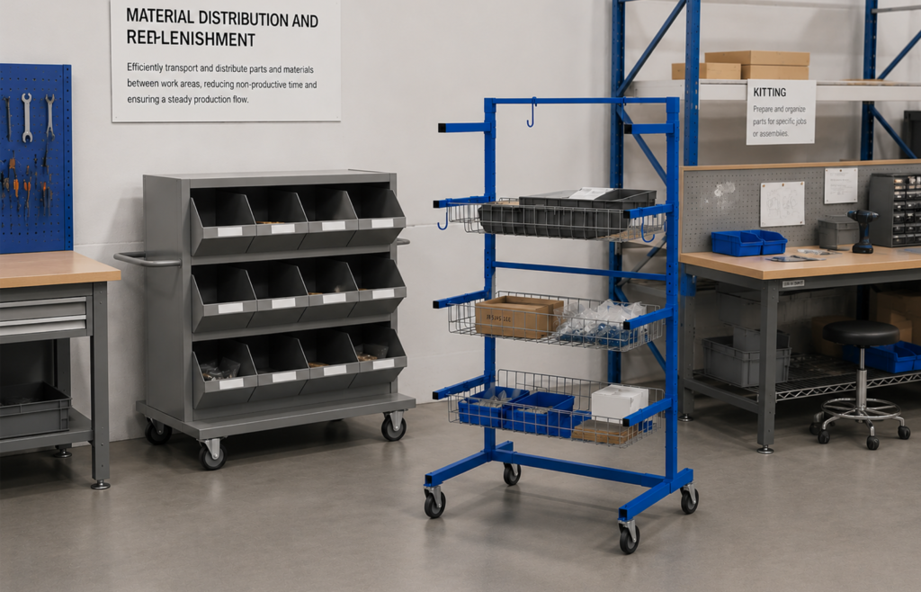 Material distribution and replenishment